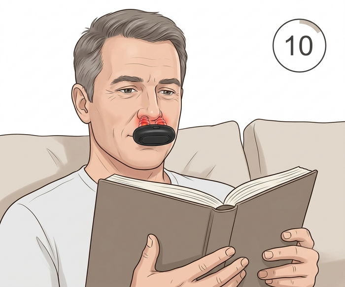 Relax for 10 minutes