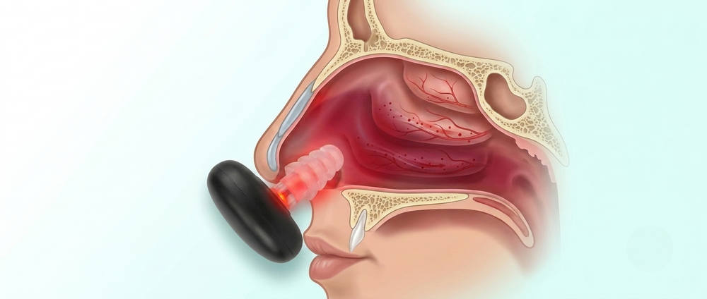 Near-infrared (850nm) reaches deeper tissue