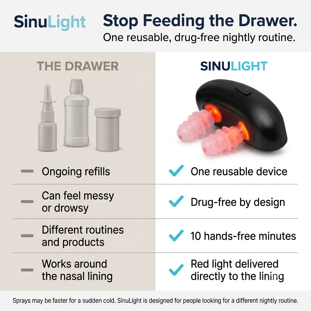 SinuLight ™ Red Light Nasal Relief