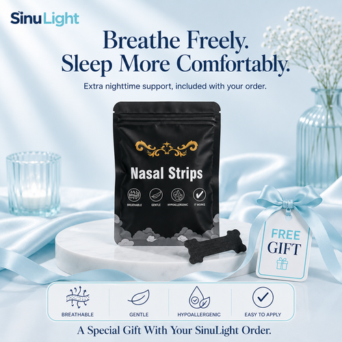 Breathable Nasal Strips SinuLight
